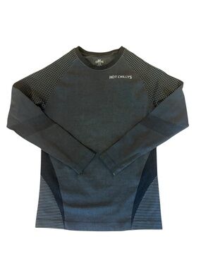 Hot Chillys 3D Knit Crew Long Sleeve Base Layer Top Womens Size Medium